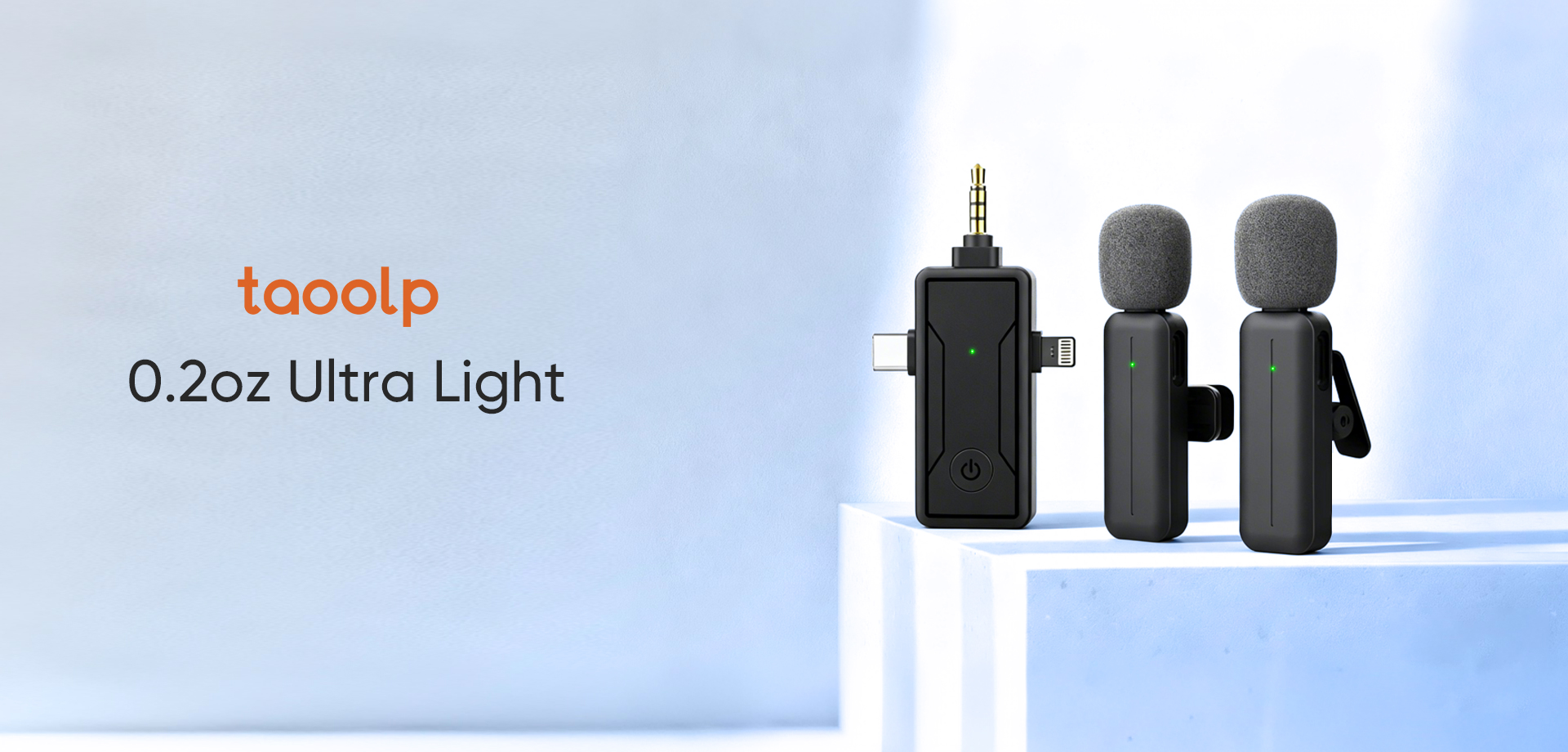 Freedom to move untethered by cables--Taoolp wireless microphone