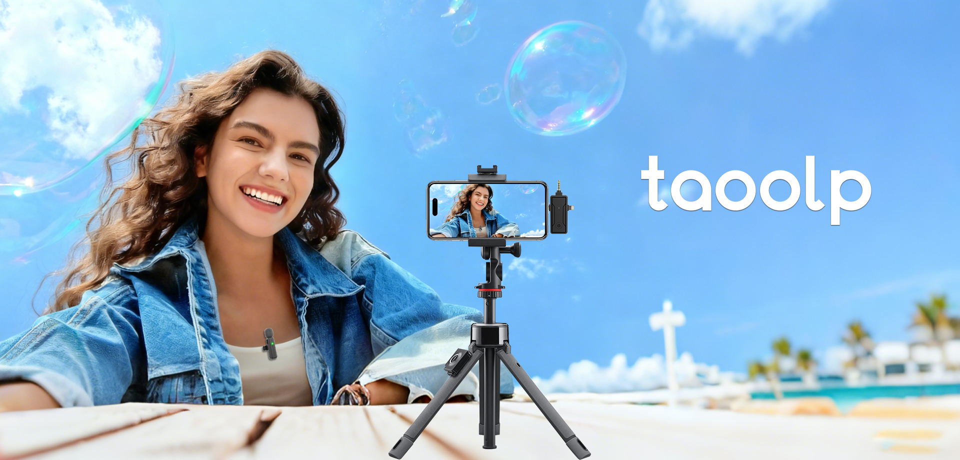 Freedom to move untethered by cables--Taoolp wireless microphone